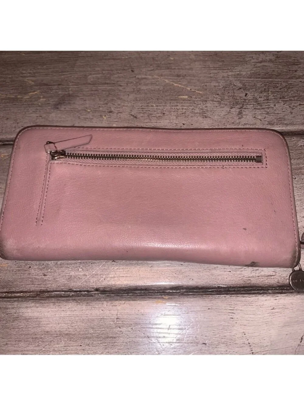 Ted baker pink leather wallet